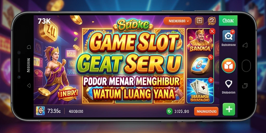 Screenshot gameplay 73K yang menunjukkan serunya permainan Slot.