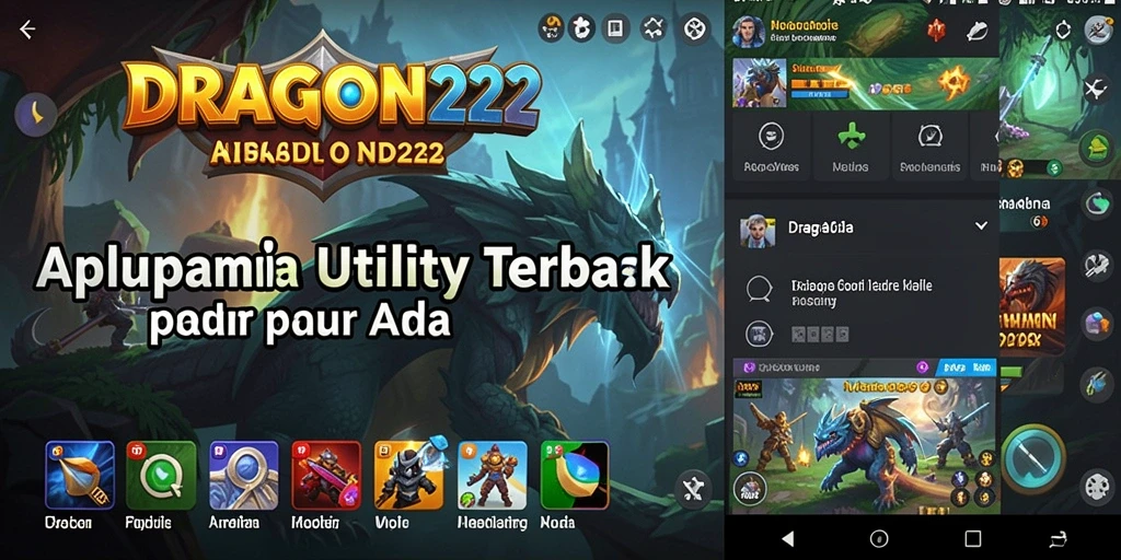 Tampilan antarmuka DRAGON222 yang intuitif dan fungsional.