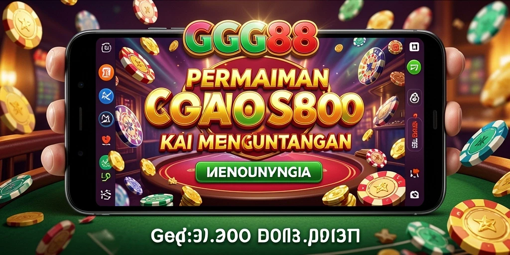 Tampilan permainan Kasino yang mengasyikkan di GGG888.
