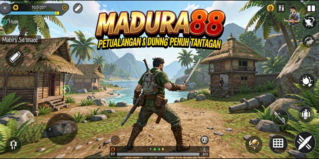 Tangkapan layar MADURA88 menunjukkan grafik menakjubkan dan aksi seru gameplay.