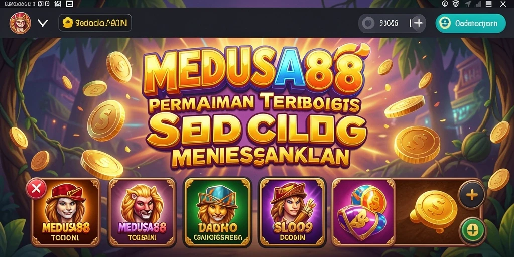 Gameplay MEIDUSA88 menampilkan slot yang menarik dengan berbagai fitur bonus.