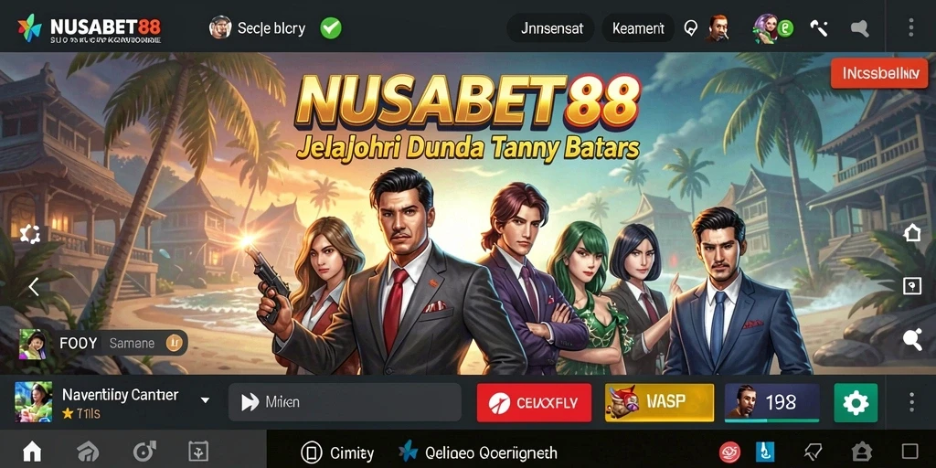 Gameplay NUSABET88 yang menampilkan eksplorasi dunia terbuka.