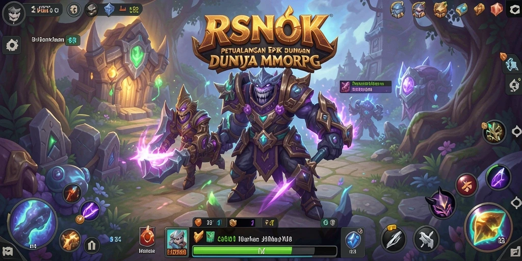 Screenshot gameplay RSNOK menampilkan aksi pertarungan yang mendebarkan.