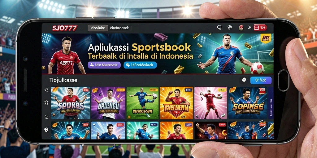 Screenshot SJO777 menampilkan antarmuka taruhan olahraga yang dinamis dan menarik.