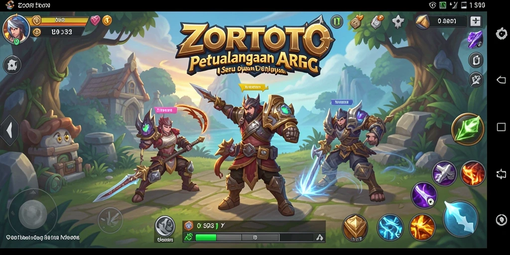 Gameplay seru ZORTOTO yang penuh aksi ARPG.